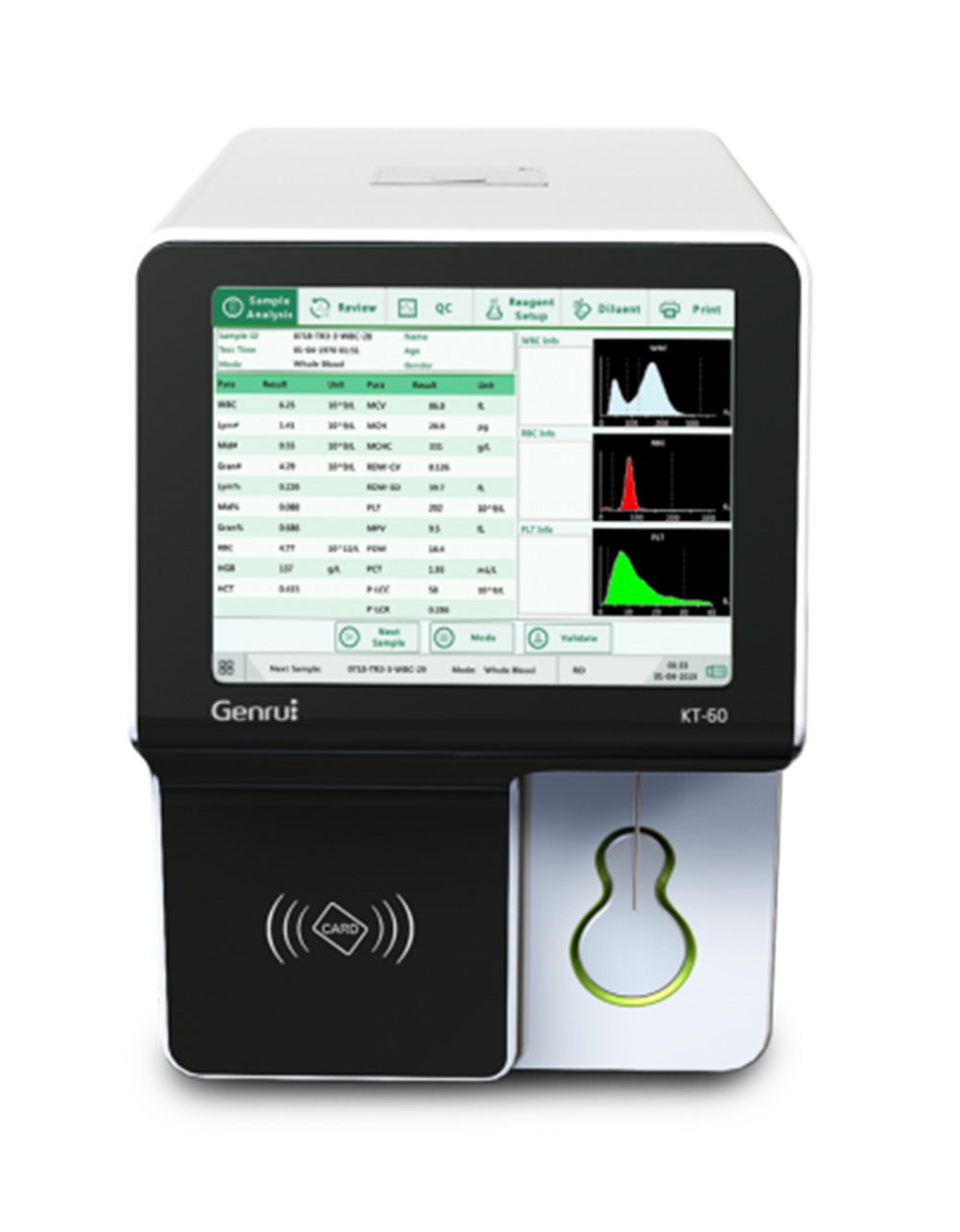EQUIPO PARA HEMATOLOGÍA GENRUI KT60