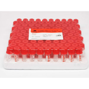 Tubo Pediátrico tapón rojo CON Activador del Coágulo 500 microlitros