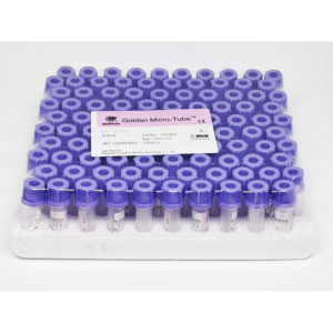 Tubo Pediátrico tapón morado EDTA 500 microlitros
