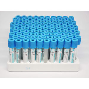 Tubo tapón Celeste CITRATO 2.7 o 4.5 ml