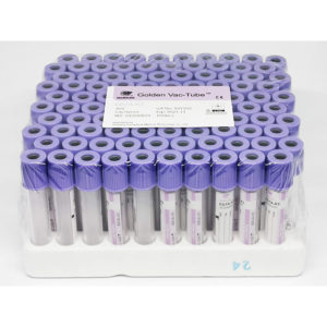 Tubo tapón MORADO EDTA 3, 4 o 5 ml