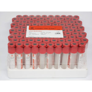 Tubo tapón ROJO CON Activador del coágulo 5 ml